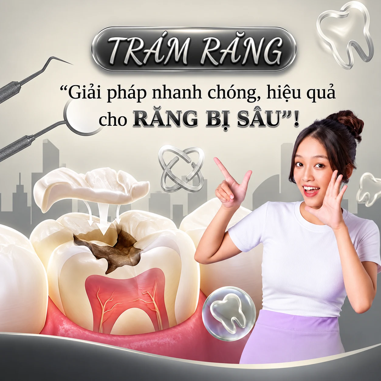 Tư vấn trám răng